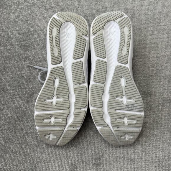 Under Armour Charged Shoes Womens Size 10.5 Gray Mesh Running Gym 3024889-101 - Picture 10 of 12